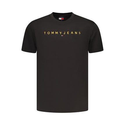 Tommy Hilfiger Black Cotton Men's T-Shirt