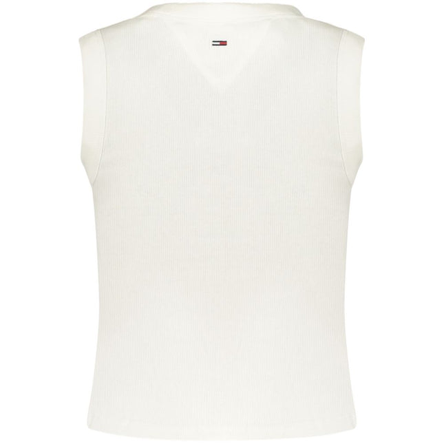 Tommy Hilfiger White Cotton Women's Tank