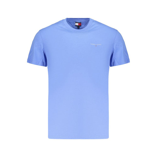 Tommy Hilfiger Light Blue Cotton Men's T-Shirt