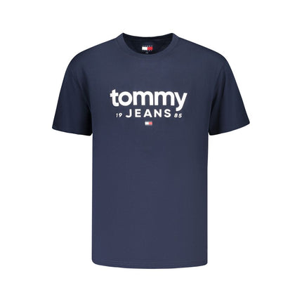 Tommy Hilfiger Blue Cotton Men's T-Shirt