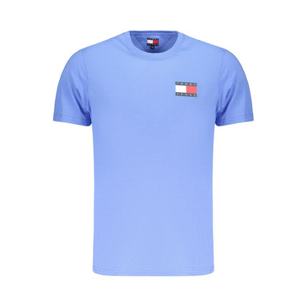 Tommy Hilfiger Blue Cotton Men's T-Shirt