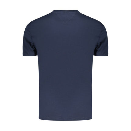 Tommy Hilfiger Blue Cotton Men's T-Shirt