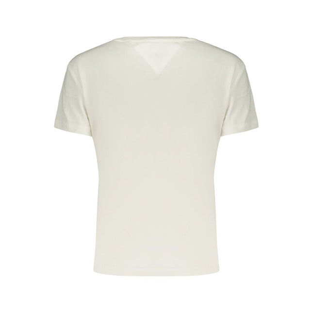 Tommy Hilfiger Bianco Cotton Women's T-Shirt