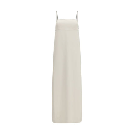 Brunello Cucinelli White Acetate Casual Dress
