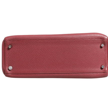 Hermès Kelly 32 Rouge H Togo Retourne Palladium