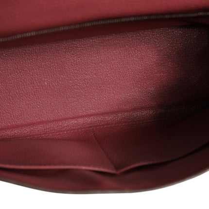 Hermès Kelly 32 Rouge H Togo Retourne Palladium