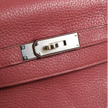 Hermès Kelly 32 Rouge H Togo Retourne Palladium