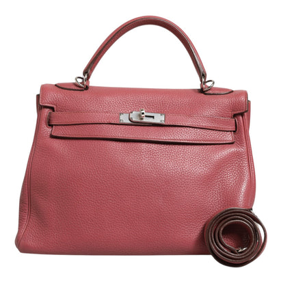Hermès Kelly 32 Rouge H Togo Retourne Palladium