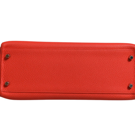 Hermès Kelly 32 Two-Way Handbag with Palladium Hardware
