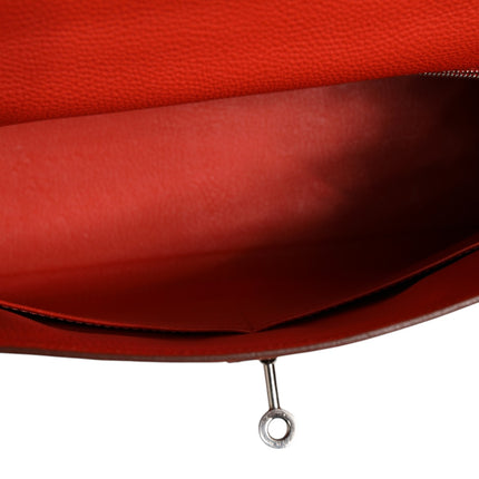 Hermès Kelly 32 Two-Way Handbag with Palladium Hardware