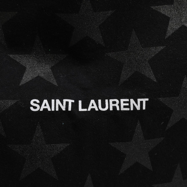 Saint Laurent Rive Droite Black Tote Bag With Star Print Tote bag