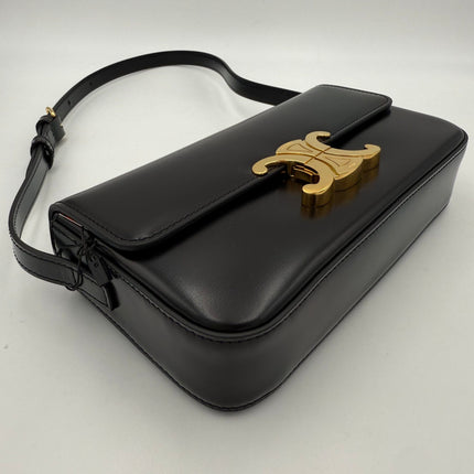 Celine CLAUDE TRIOMPHE Black Handbag