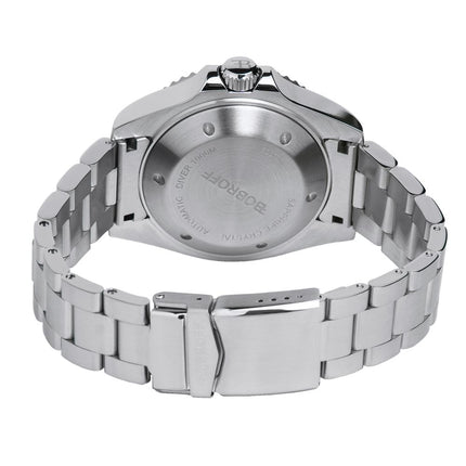 Bobroff Silver Stainless Steel Sport Watch