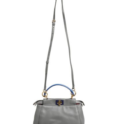 Fendi Mini Peekaboo Blue Grey