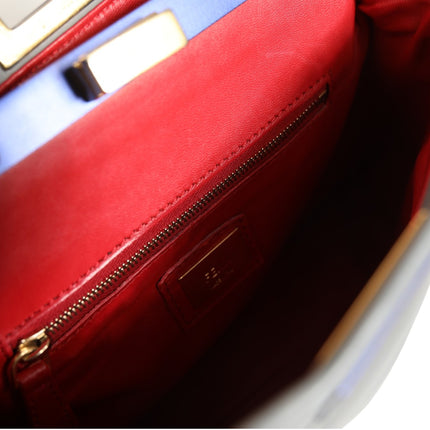 Fendi Mini Peekaboo Blue Grey