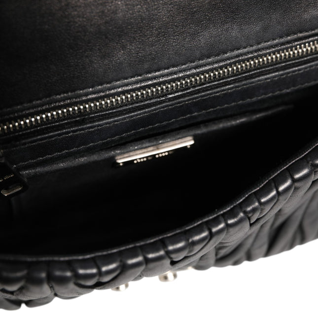 Miu Miu Confidential Matelasse Leather Flap Shoulder Bag