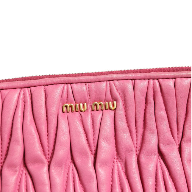 Miu Miu Matelassé Leather Shoulder Bag