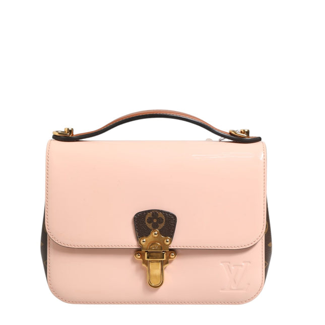 Louis Vuitton Pink Vernis and Monogram Canvas Cherrywood BB Shoulder Bag
