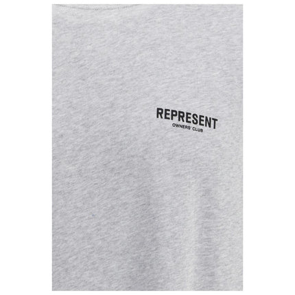 Represent Gray Cotton T-Shirt