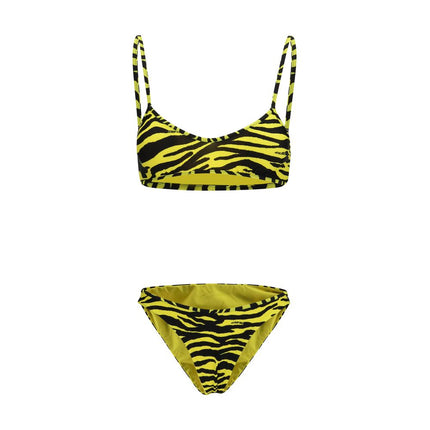 The Attico Bicolor Polyamide Bikini