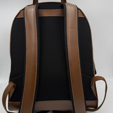Gucci GG Supreme and Leather Backpack