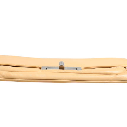 Chanel Beige Lambskin Giant Reissue Mademoiselle Lock Flap Bag