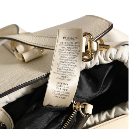 Burberry Chalk White Large Leather Tote Bag