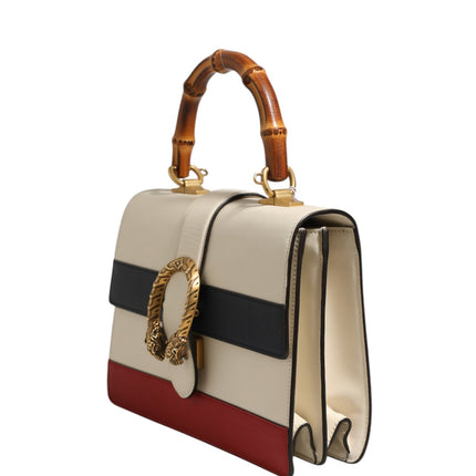 Gucci Dionysus Bamboo Top Handle Bag Colorblock Leather