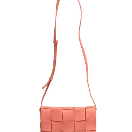 Bottega Veneta Lambskin Maxi Intrecciato Cassette Crossbody Bag