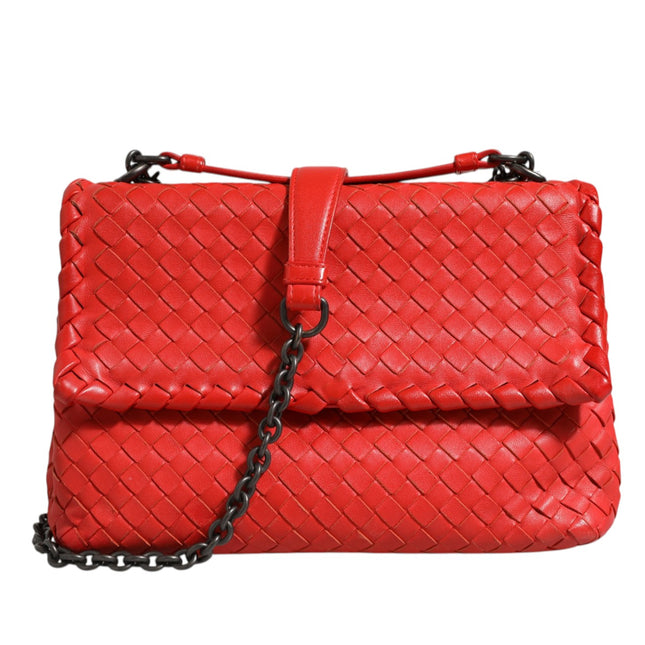 Bottega Veneta Olimpia Small Intrecciato Leather Shoulder Bag