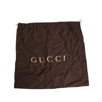 Gucci Red Leather Bamboo Daily Tote Crossbody Bag