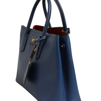 Prada Blue Saffiano Leather 2way Bag