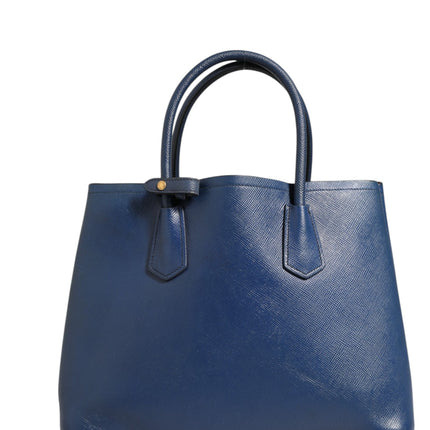 Prada Blue Saffiano Leather 2way Bag