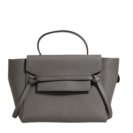 Celine Nano Belt Bag in Grained Calfskin Grey