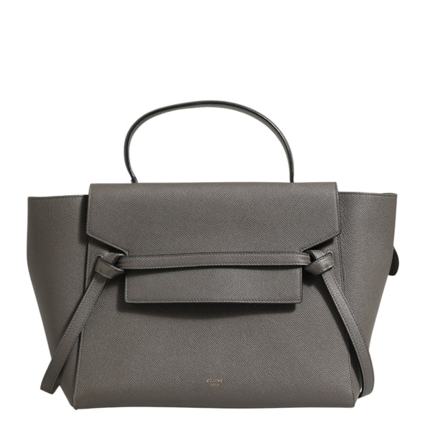 Celine Nano Belt Bag in Grained Calfskin Grey