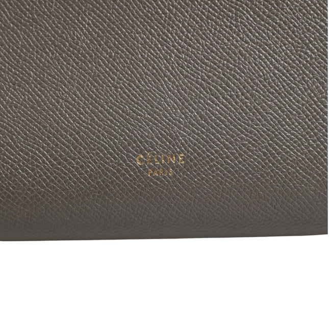 Celine Nano Belt Bag in Grained Calfskin Grey