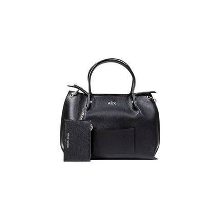 Armani Exchange Black Polyester Handbag