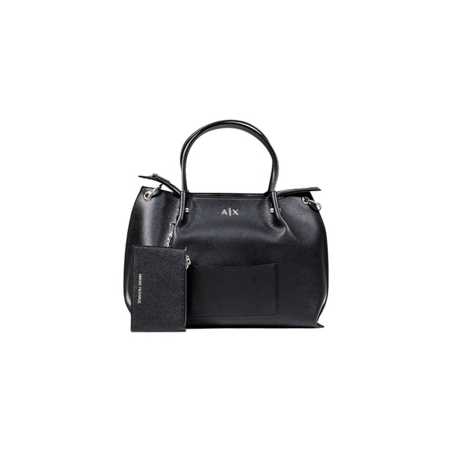 Armani Exchange Black Polyester Handbag