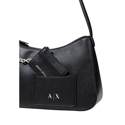 Armani Exchange Black Polyester Handbag