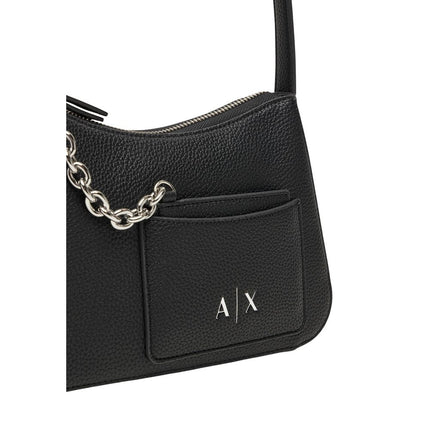 Armani Exchange Black Polyester Handbag