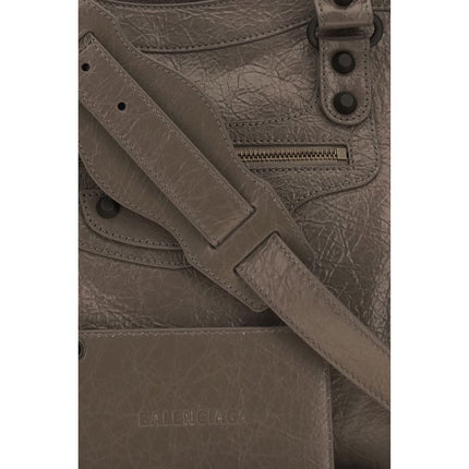 Balenciaga Bicolor Lamb Ovis Aries Aries Shoulder Bag