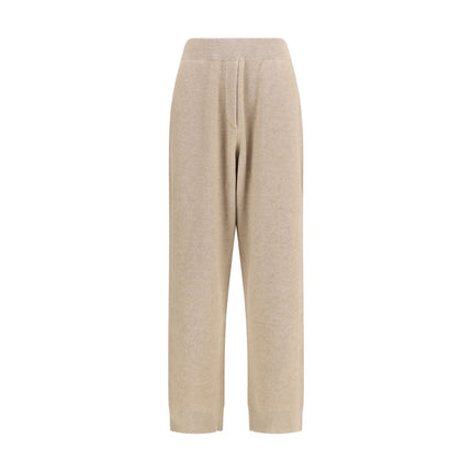 Brunello Cucinelli Beige Cashmere Casual Pants