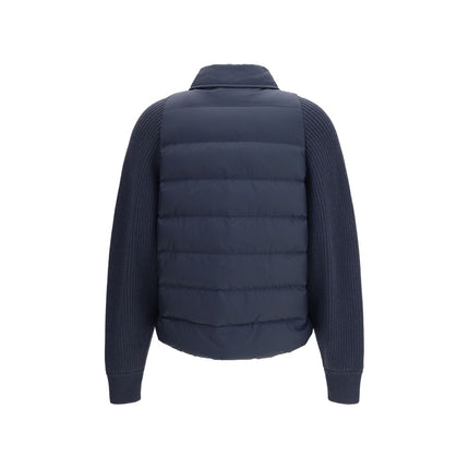 Brunello Cucinelli Blue Polyester Jacket