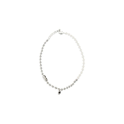 Alexander McQueen White Brass Necklace