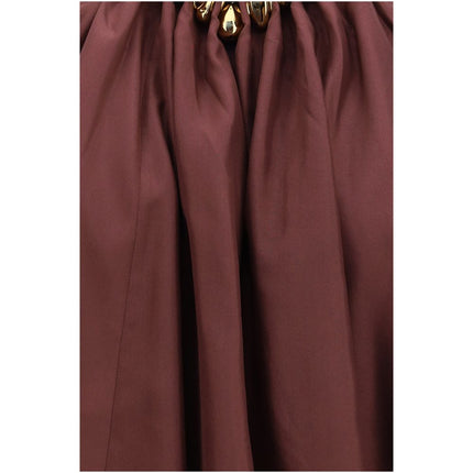 Zimmermann Bordeaux Silk Blouse