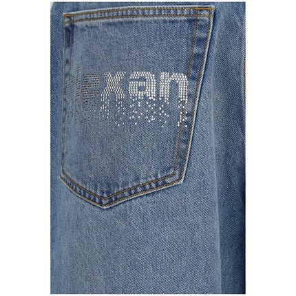 Alexander Wang Blue Cotton Jeans Denim