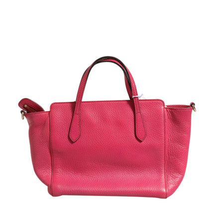 Gucci Swing Leather 2Way Tote Bag