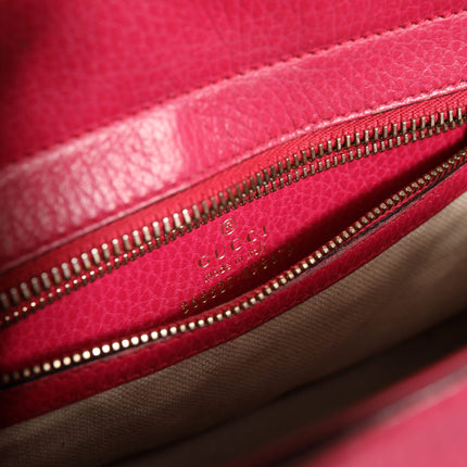 Gucci Swing Leather 2Way Tote Bag