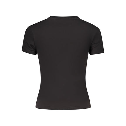 Tommy Hilfiger Black Cotton Women's T-Shirt