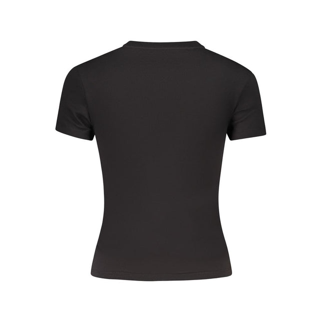 Tommy Hilfiger Black Cotton Women's T-Shirt